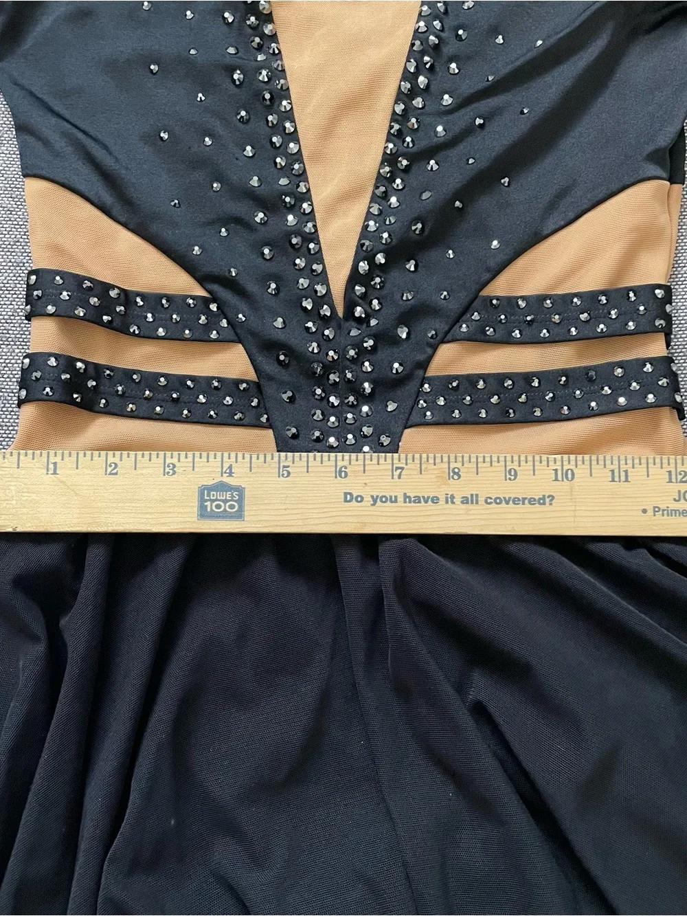 The Lineup Performance Dress with Rhinestone Detailing - Picture 8 of 10